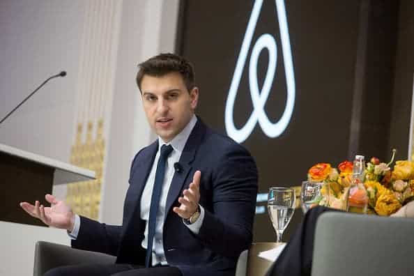 Airbnb CEO says a future of flexible work and travel will give the company a boost