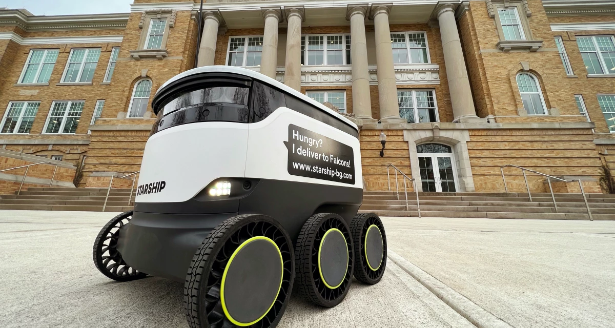 Goodyear Puts Its Airless Tires on Delivery Robots