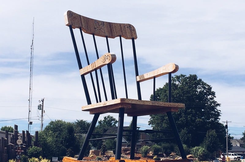 The world's biggest rocking chair