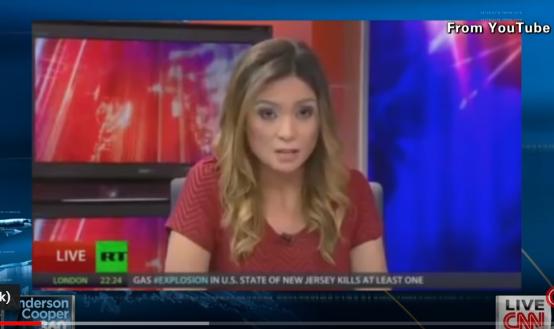 “I cannot be part of a network funded by the Russian government” Russia Today reporter Liz Wahl quit her job live on air