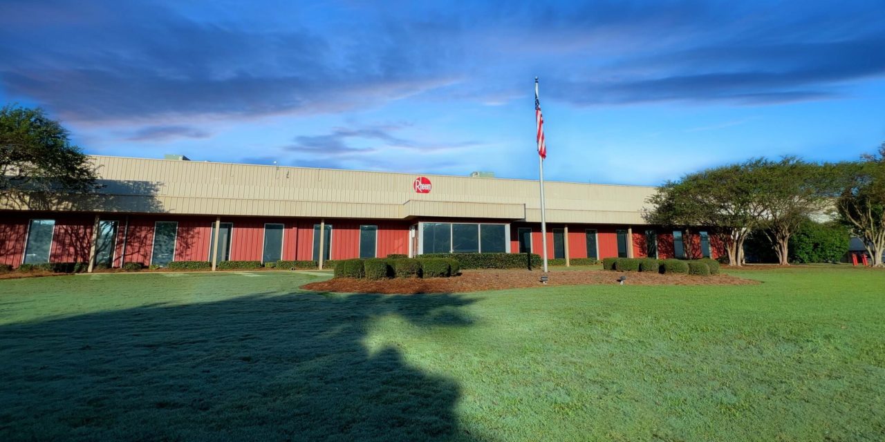Rheem plans for an expansion in Arkansas creating 100 new jobs
