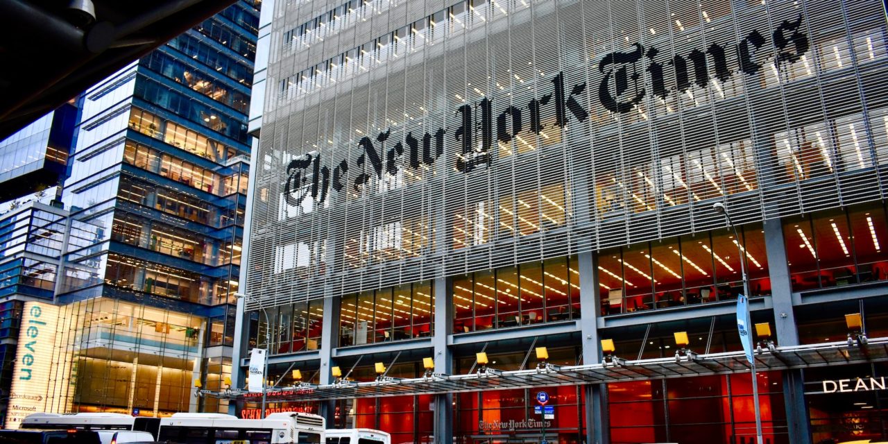 New York Times journalists and staff start a 24-hour strike